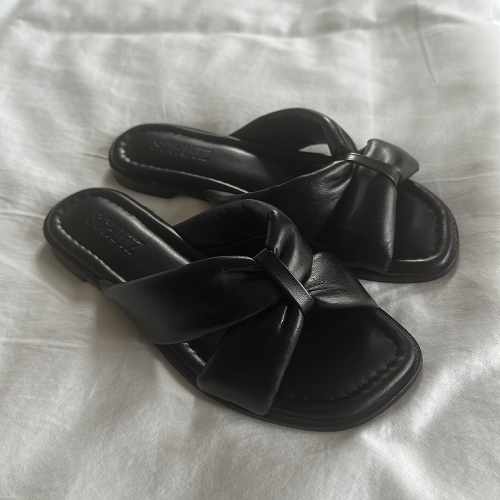 Schutz Fairy Leather Flat